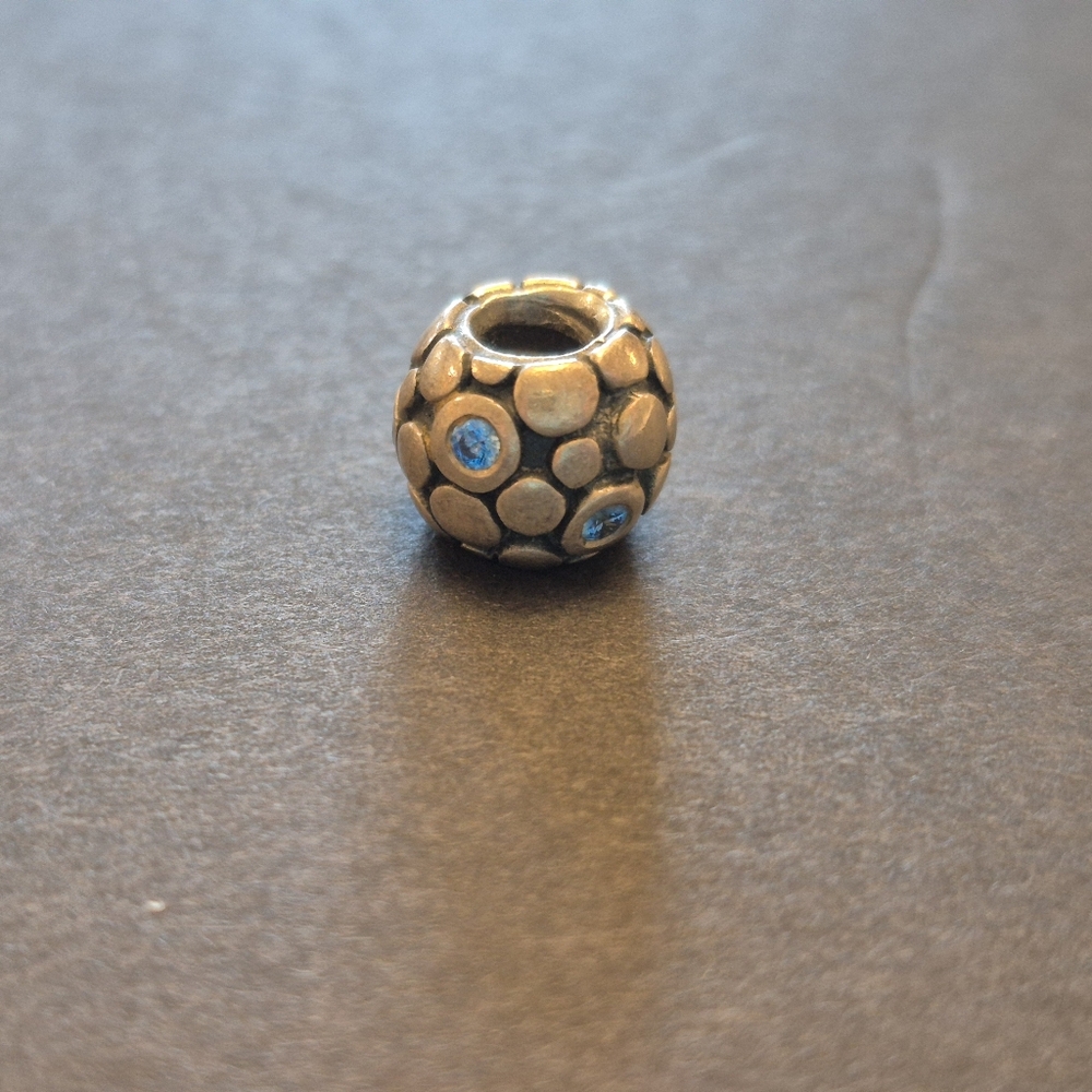 Pandora Blue Bubbles Charm